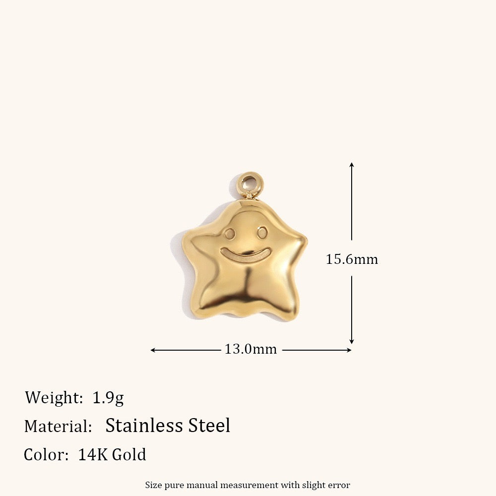 Smile Star Charm
