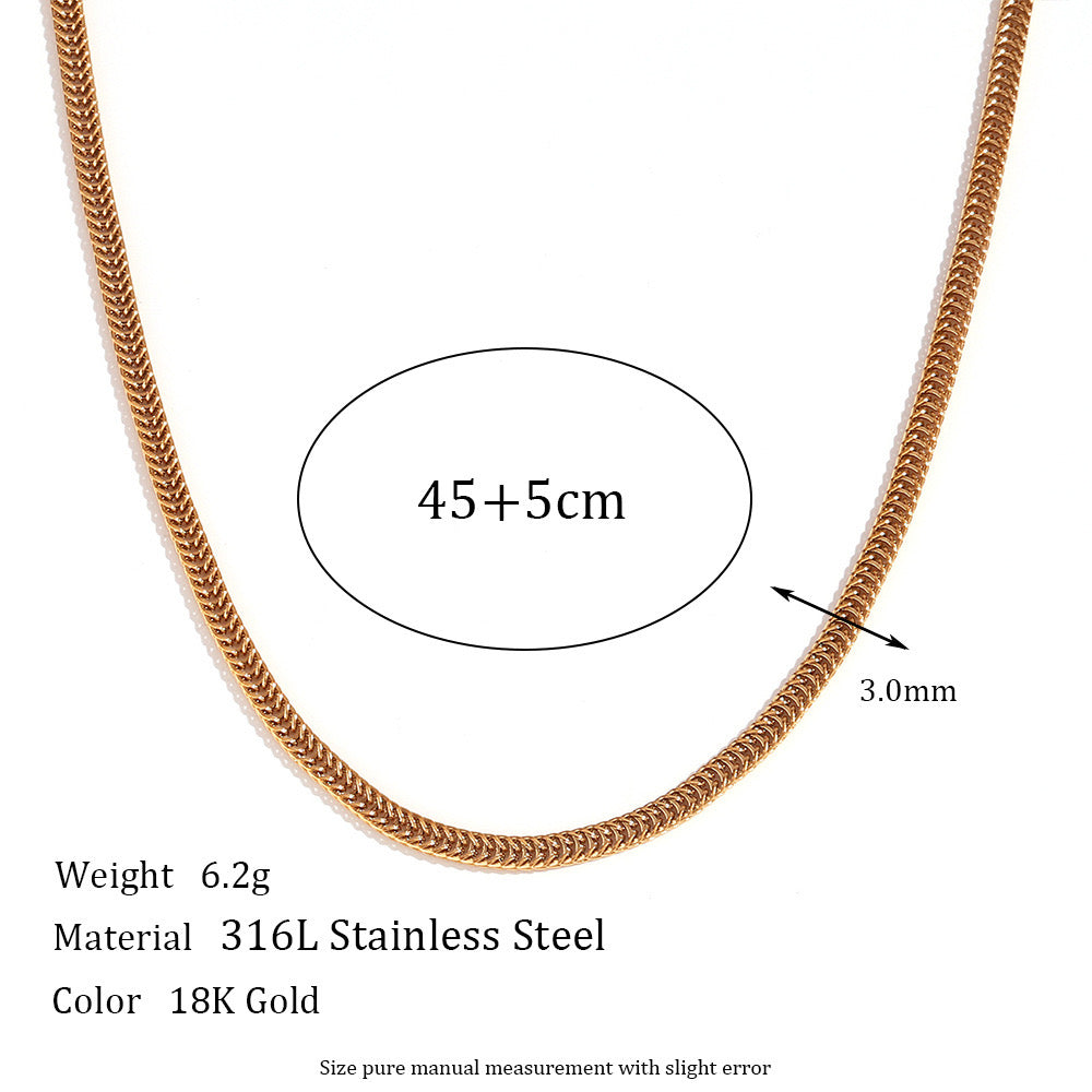 Dangle Chain Devoted Necklace