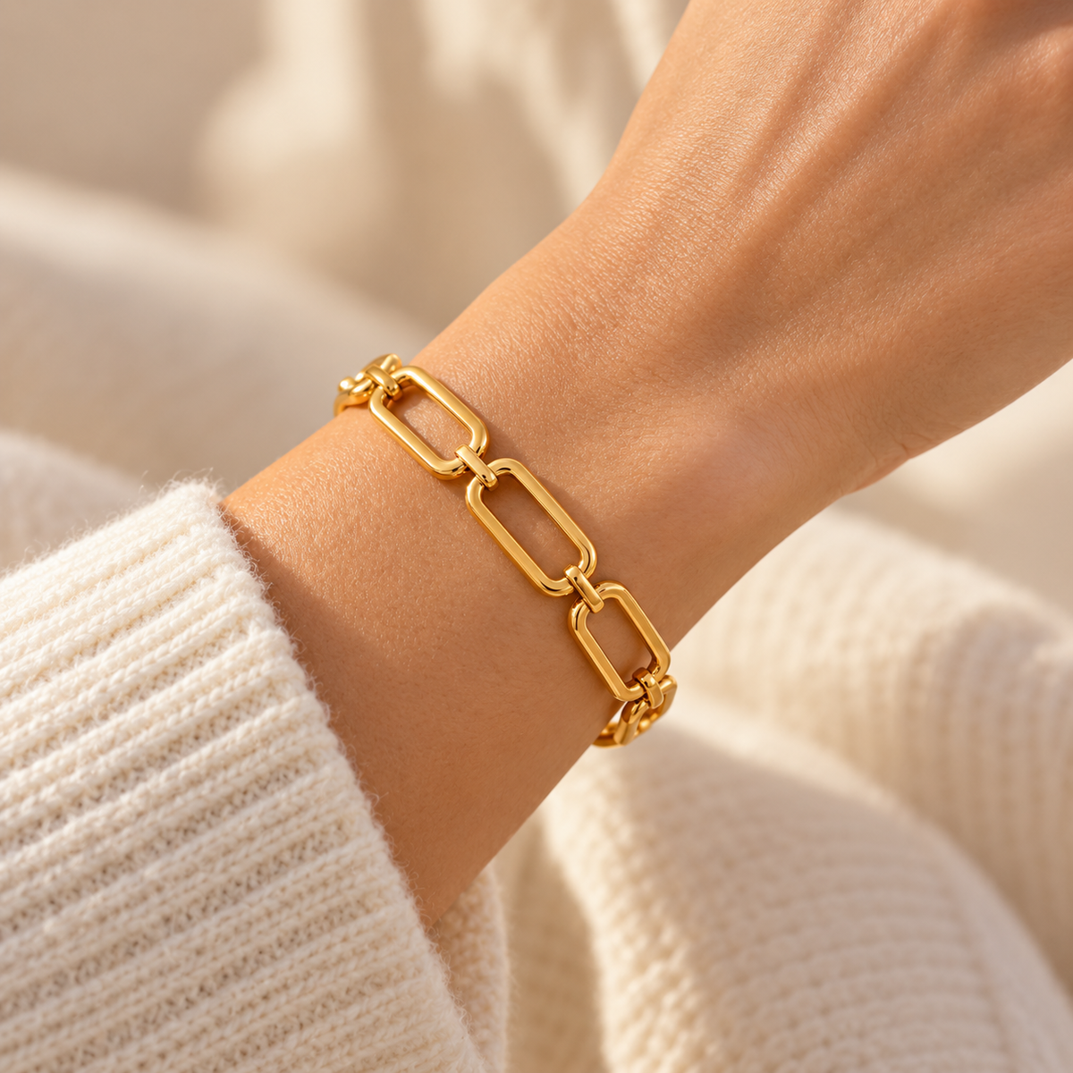 Golden Link Bracelet