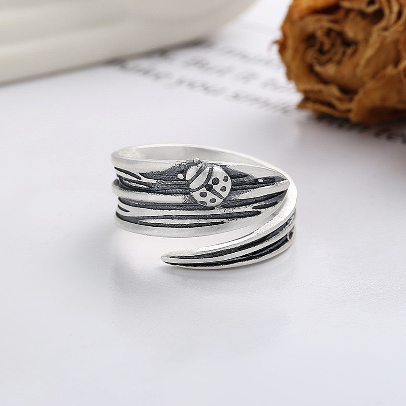 Countryside Ladybug Sterling Silver Ring
