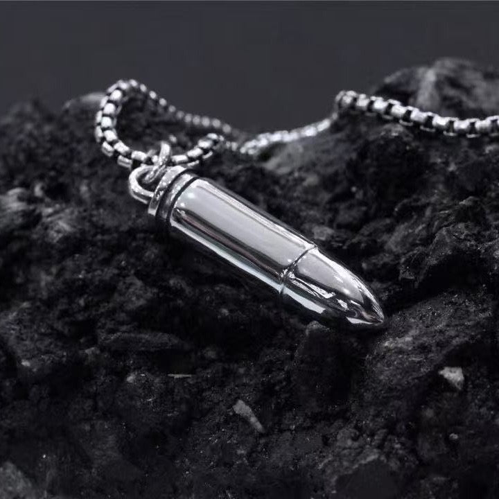 Bullet Sterling Silver Pendant