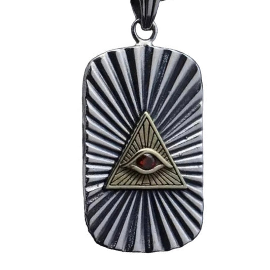Evil Eye Sterling Silver Pendant