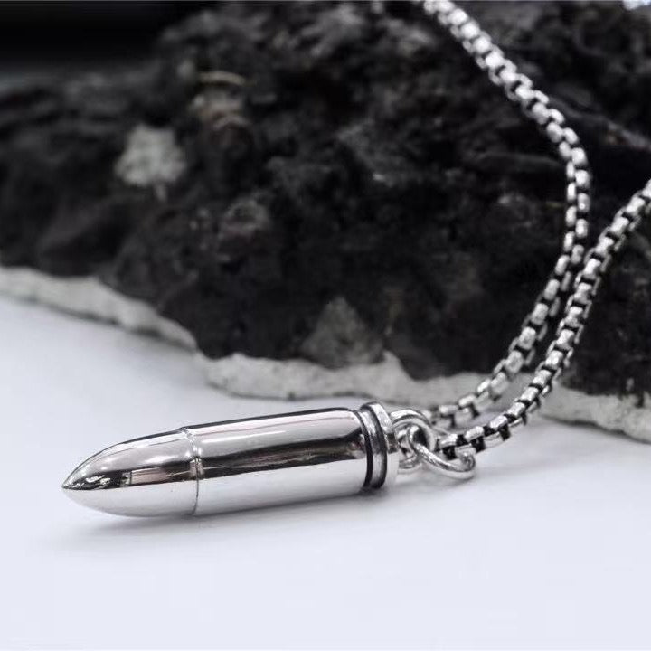 Bullet Sterling Silver Pendant