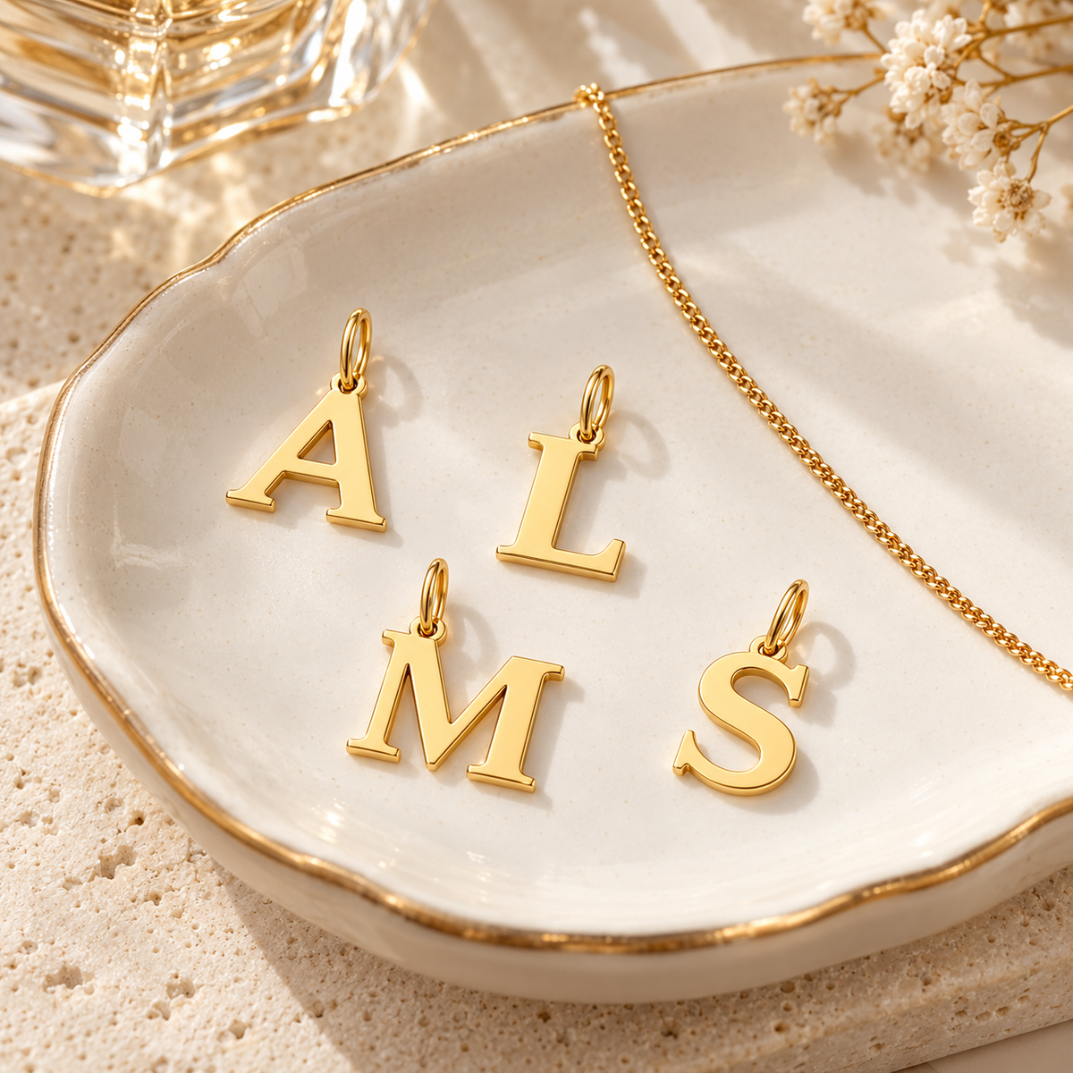Alphabet Letter Charm