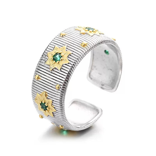 Sun Flower Sterling Silver