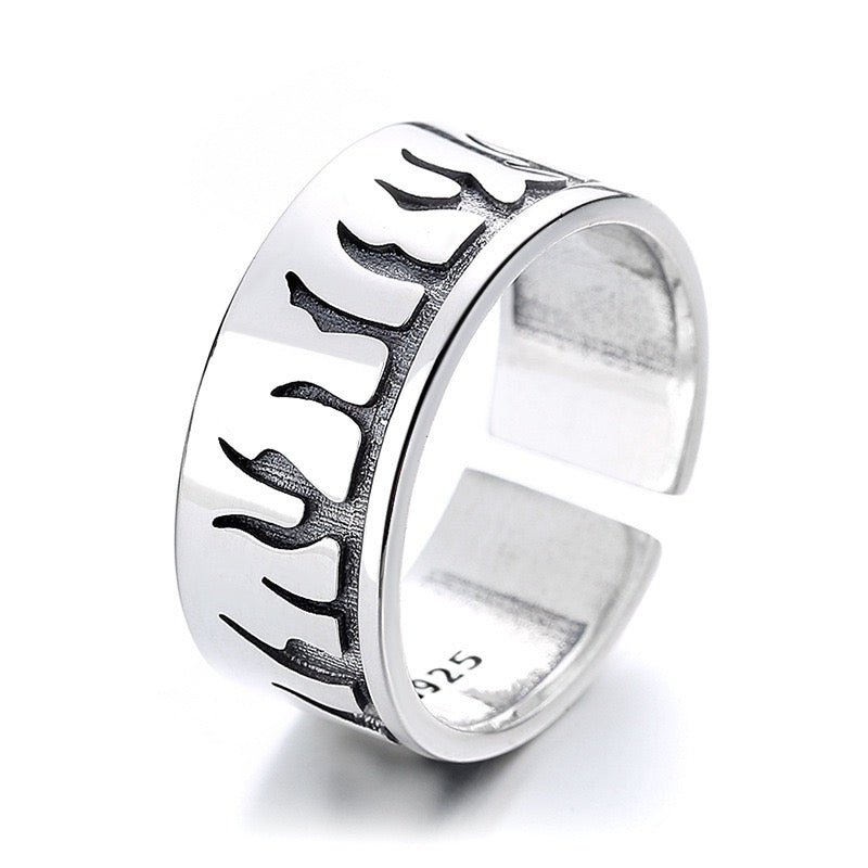Ring of Fire Sterling Silver