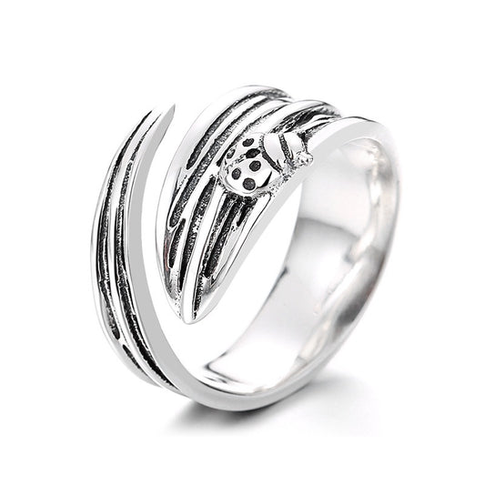 Countryside Ladybug Sterling Silver Ring