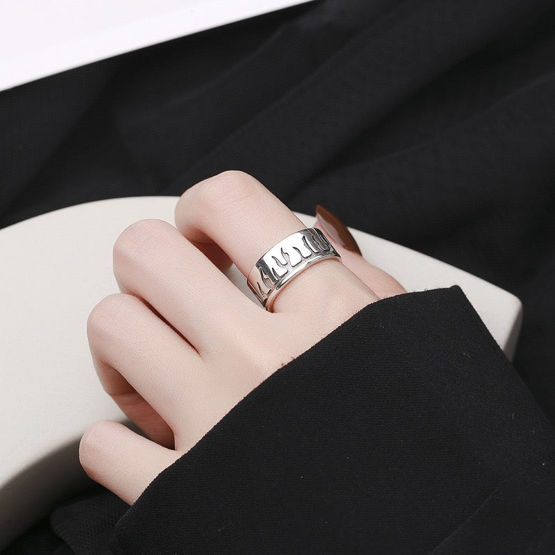 Ring of Fire Sterling Silver