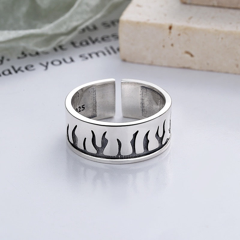 Ring of Fire Sterling Silver