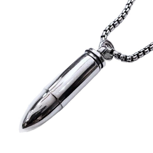 Bullet Sterling Silver Pendant