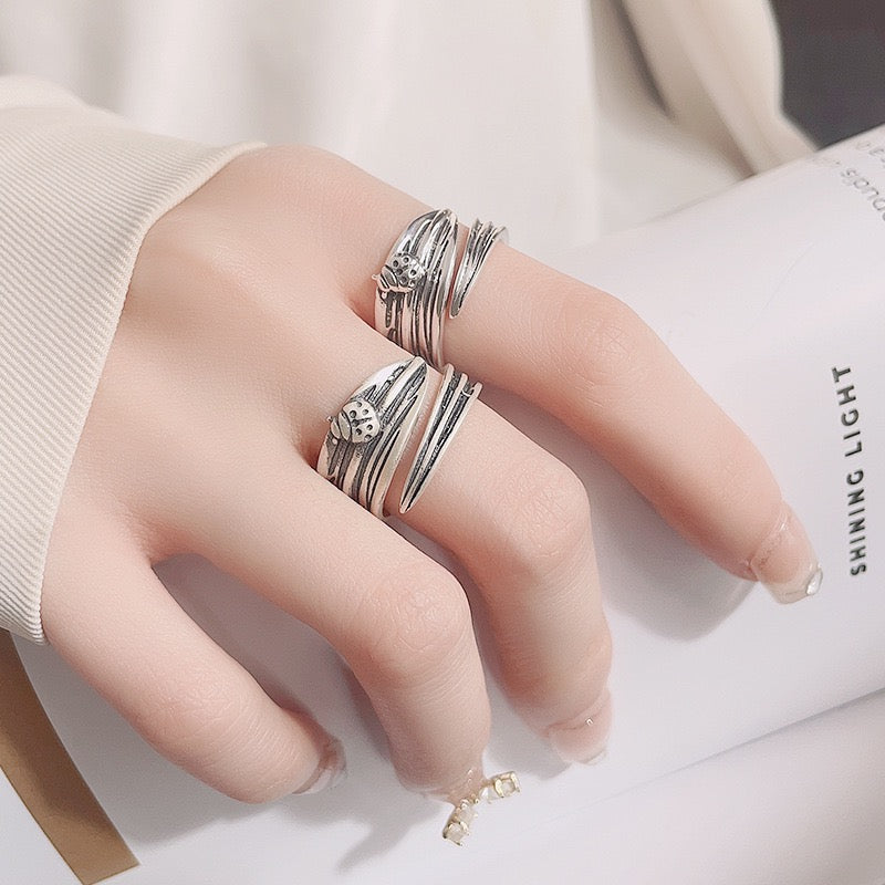 Countryside Ladybug Sterling Silver Ring