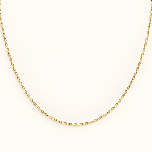 Delicate Flat O-Link Chain — 1.2 mm