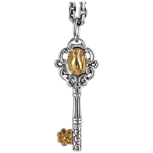 Classic Key Pendant Sterling Silver