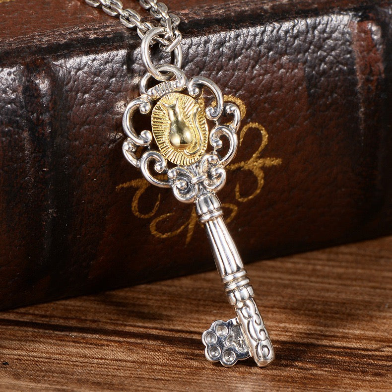 Classic Key Pendant Sterling Silver
