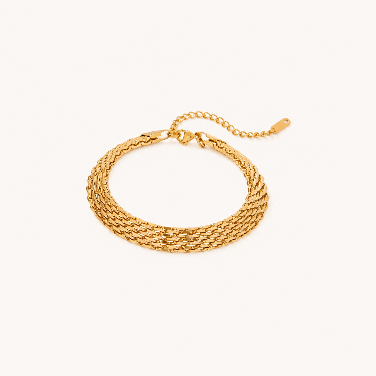 Golden Layers Bracelet