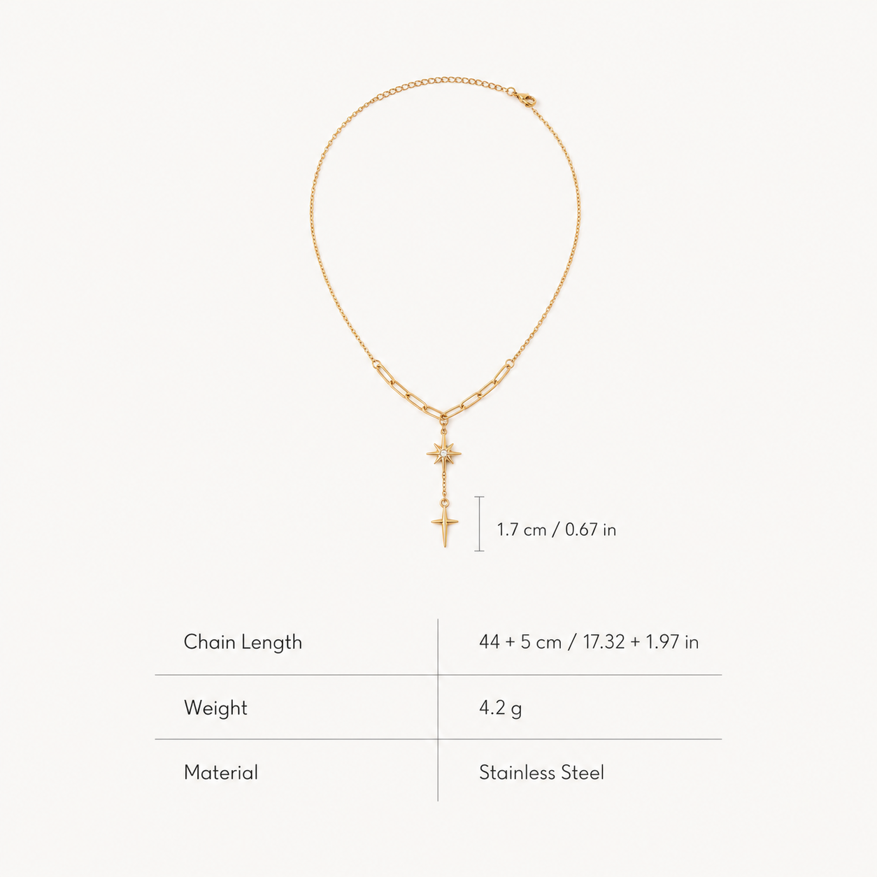 Celestial Drop Necklace