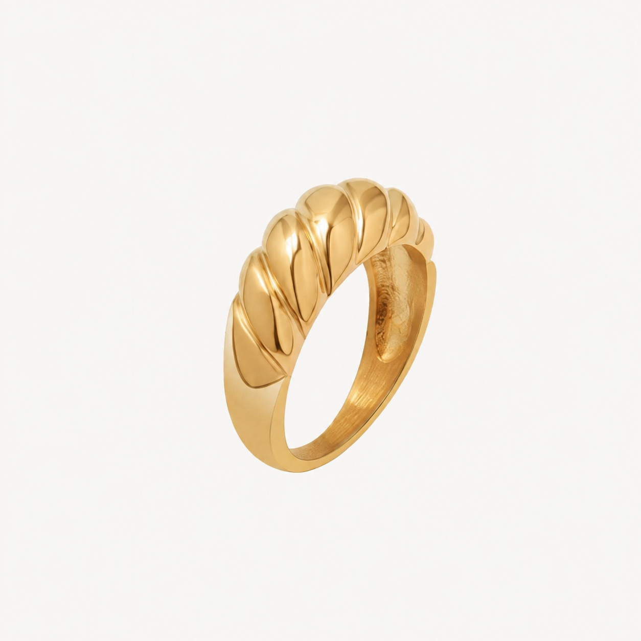 Croissant Dome Ring