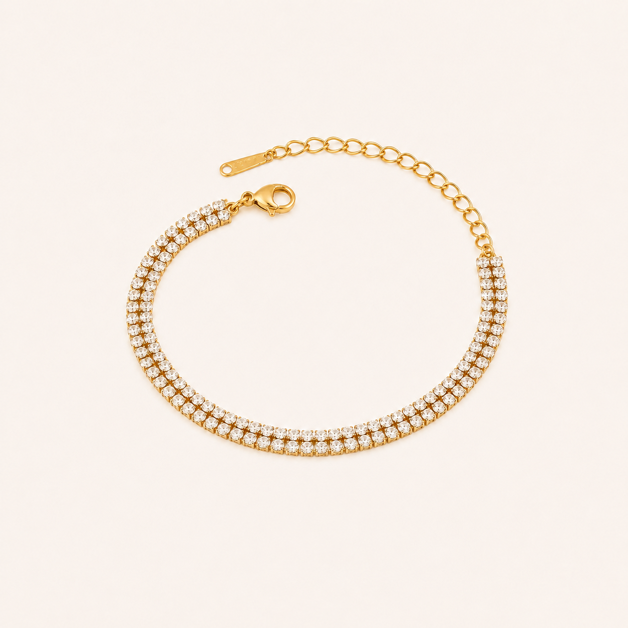 Aurelia Double Row Tennis Bracelet