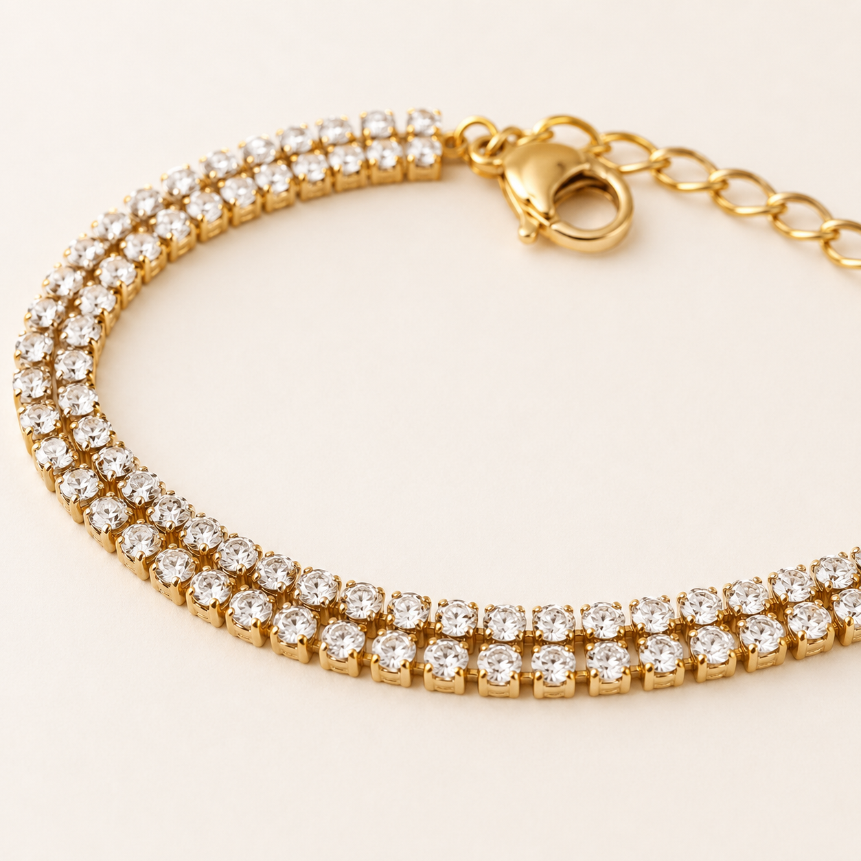 Aurelia Double Row Tennis Bracelet
