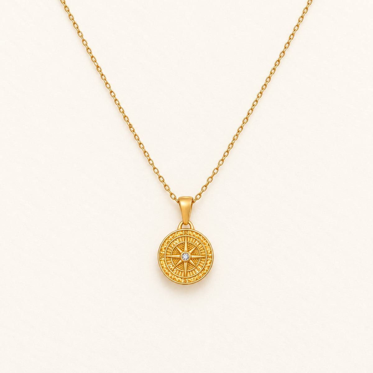 North Star Compass Necklace