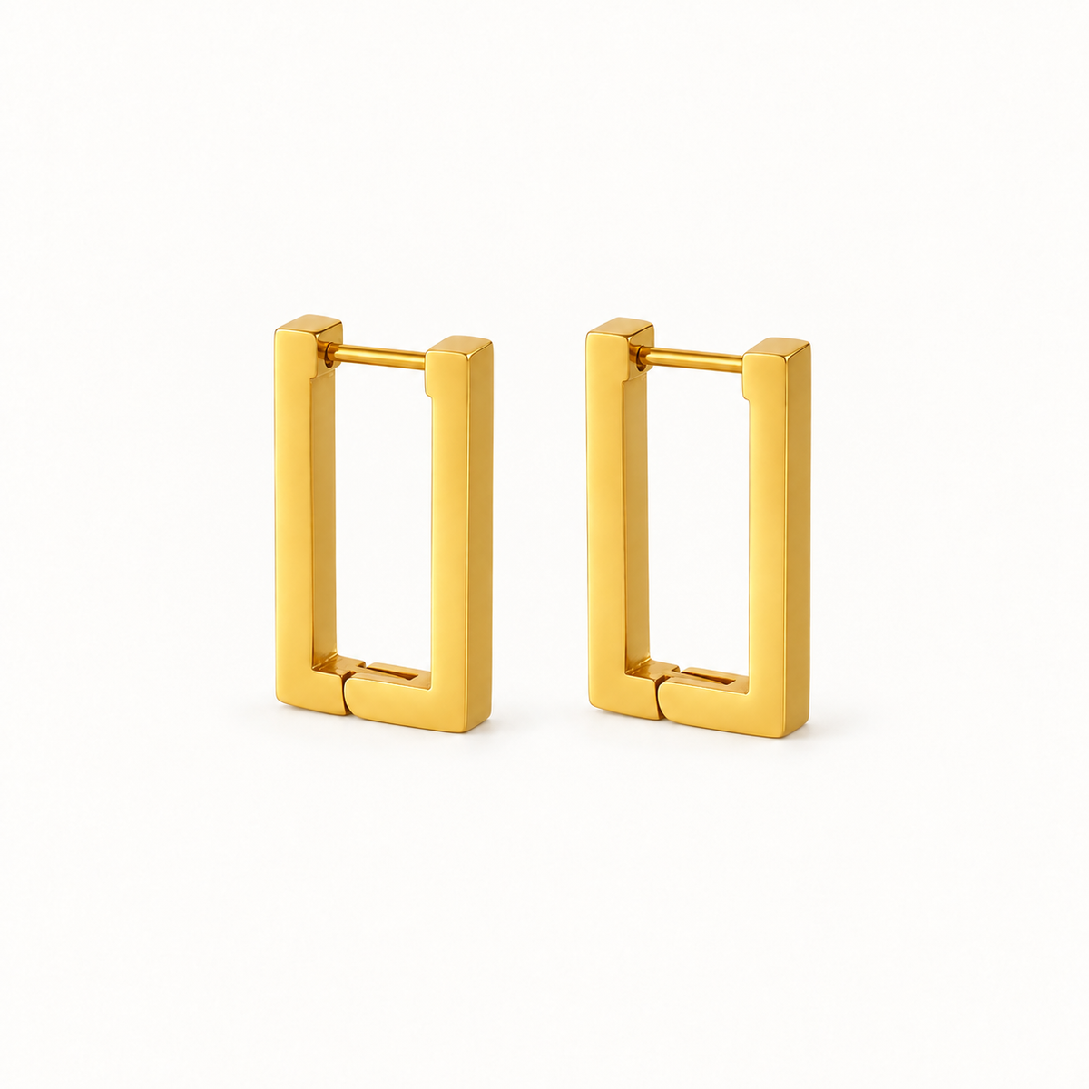 Sloane Rectangular Hoop Earrings