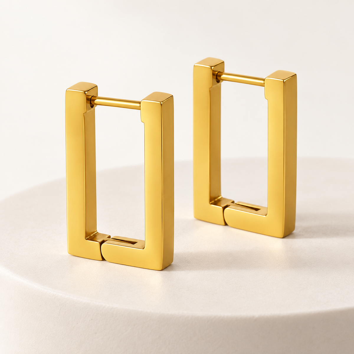 Sloane Rectangular Hoop Earrings