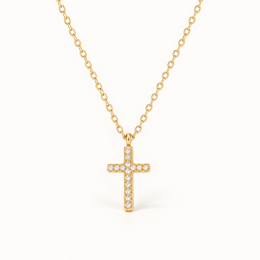 Celeste Cross Necklace