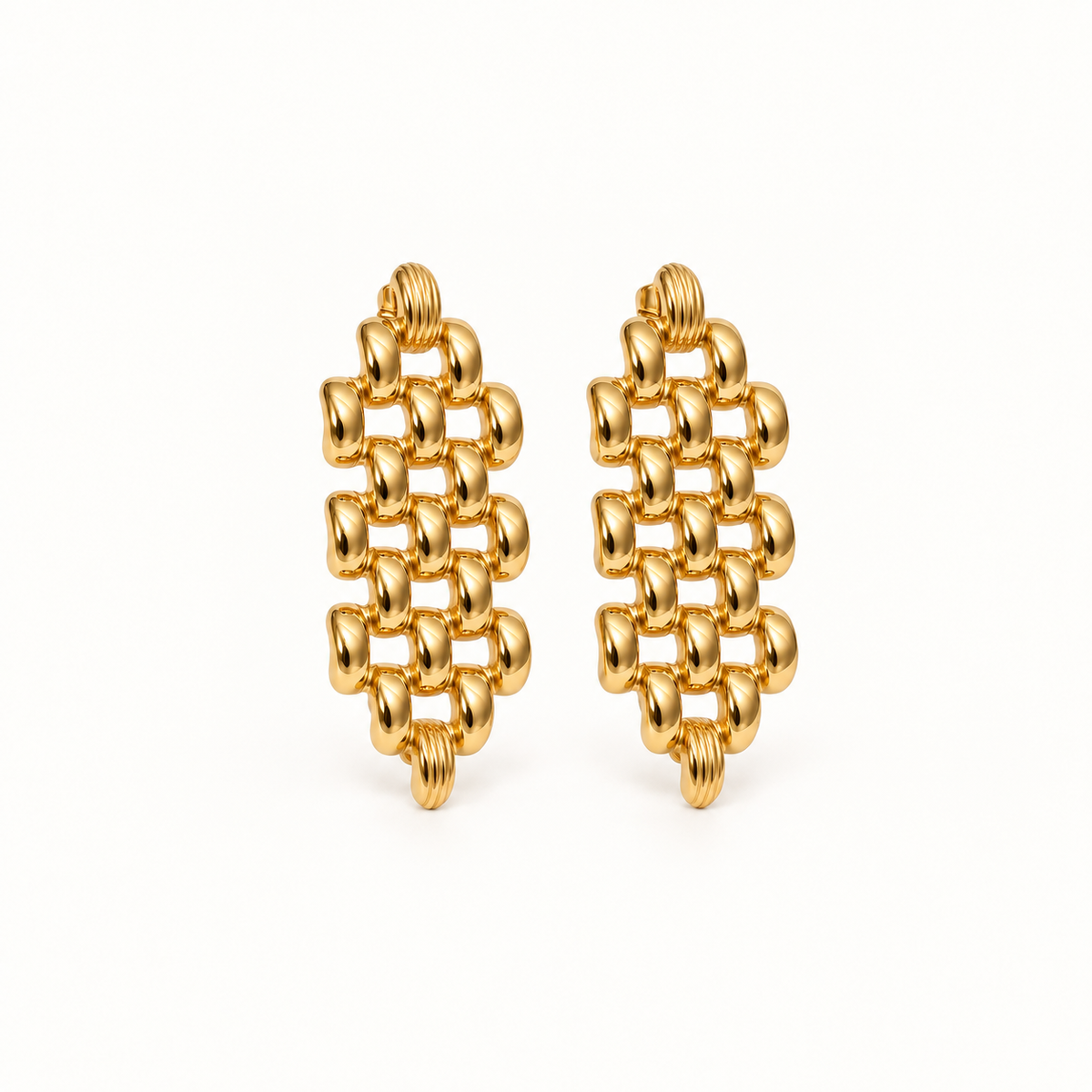 Aurelia Woven Statement Earrings