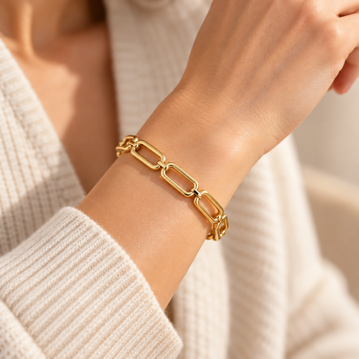Golden Link Bracelet