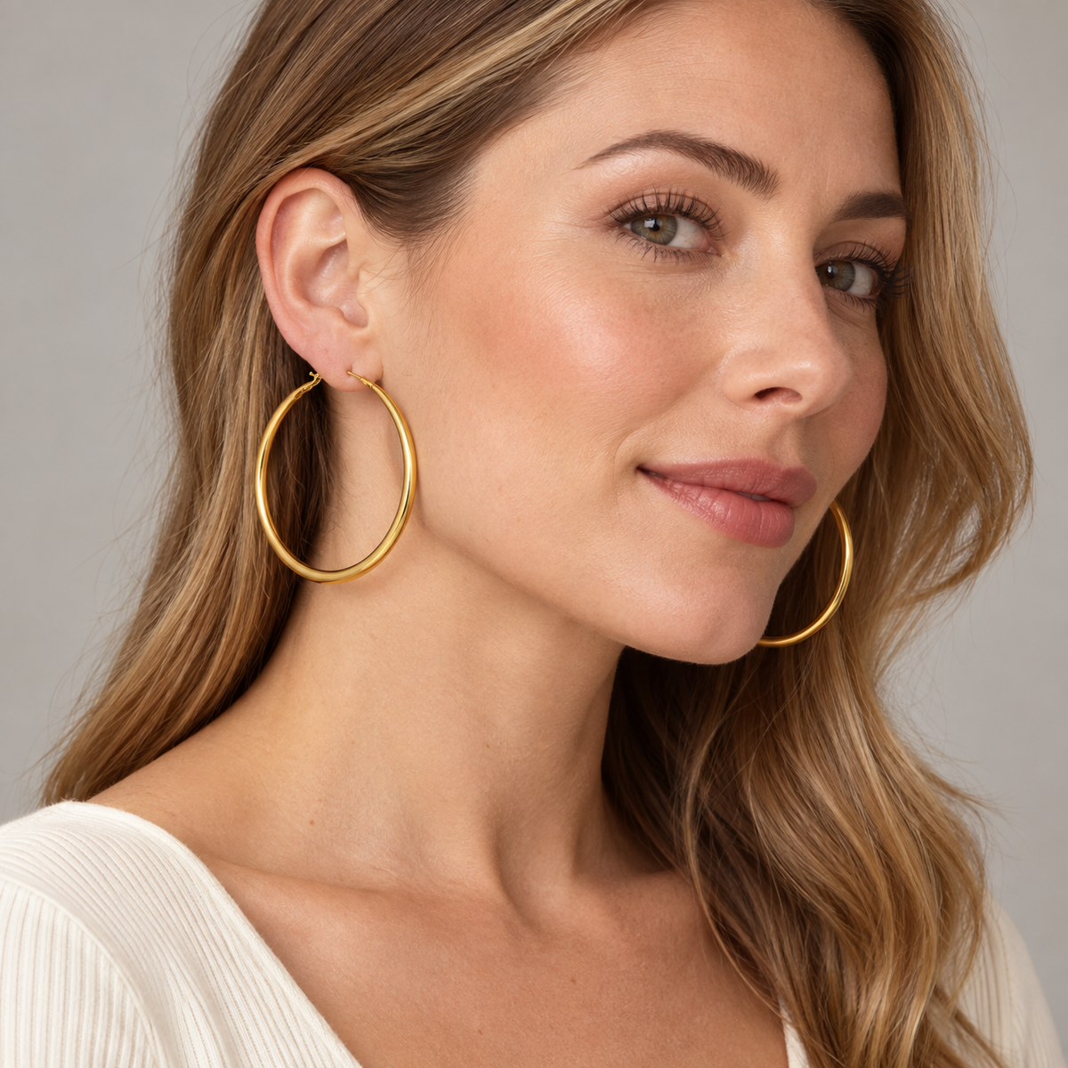 MONROE OVERSIZED HOOP EARRINGS