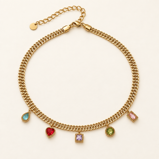 Jewel Parade Double-Chain Choker