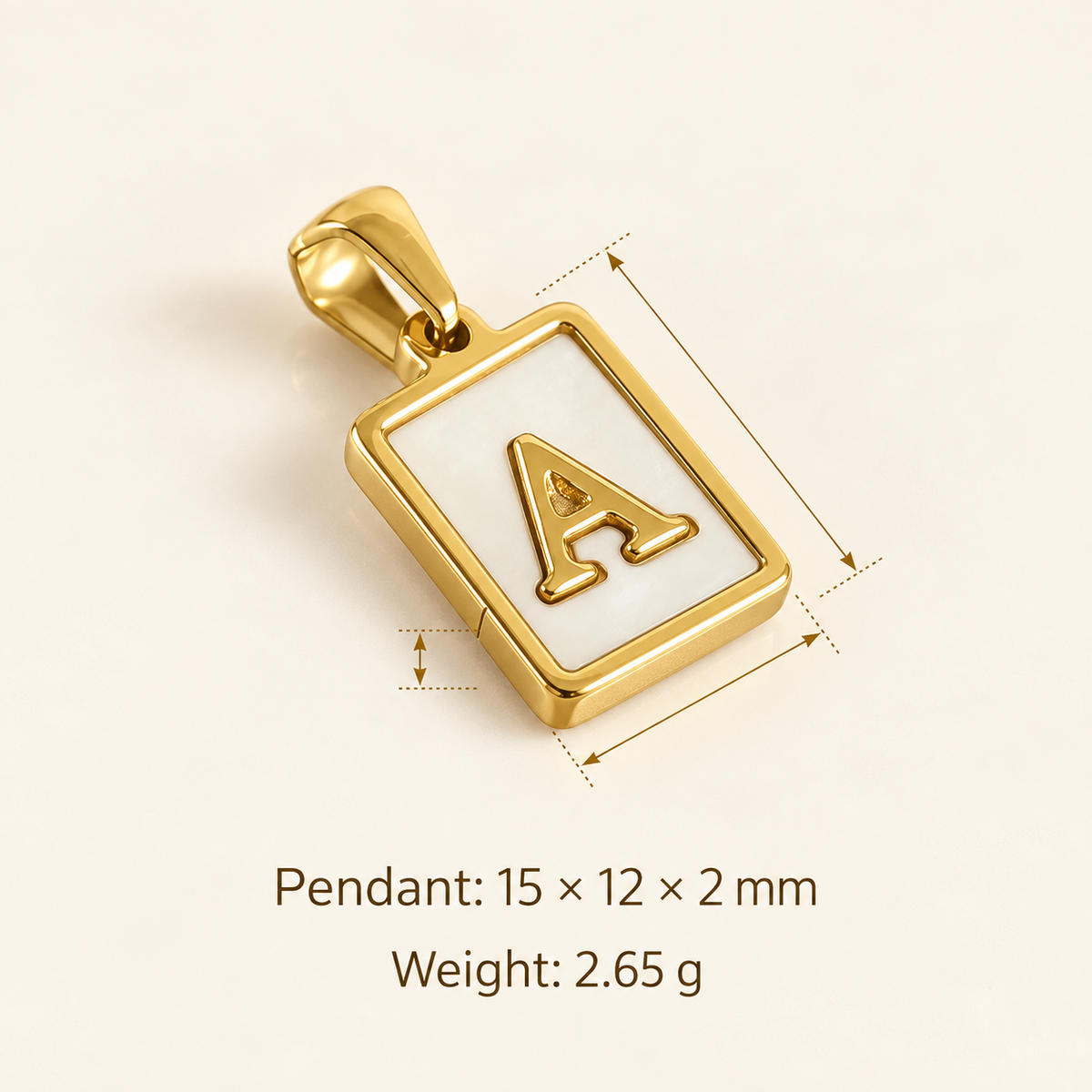 Shell Initial Charm
