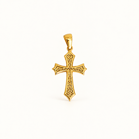 Heritage Filigree Cross Pendant