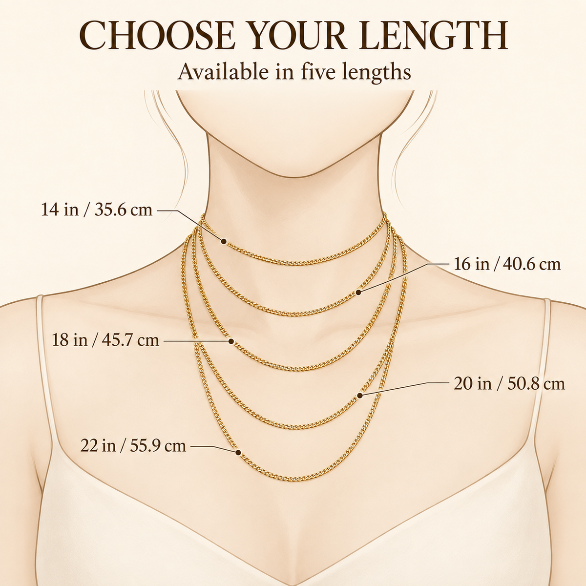 Classic 3mm Figaro Chain Necklace