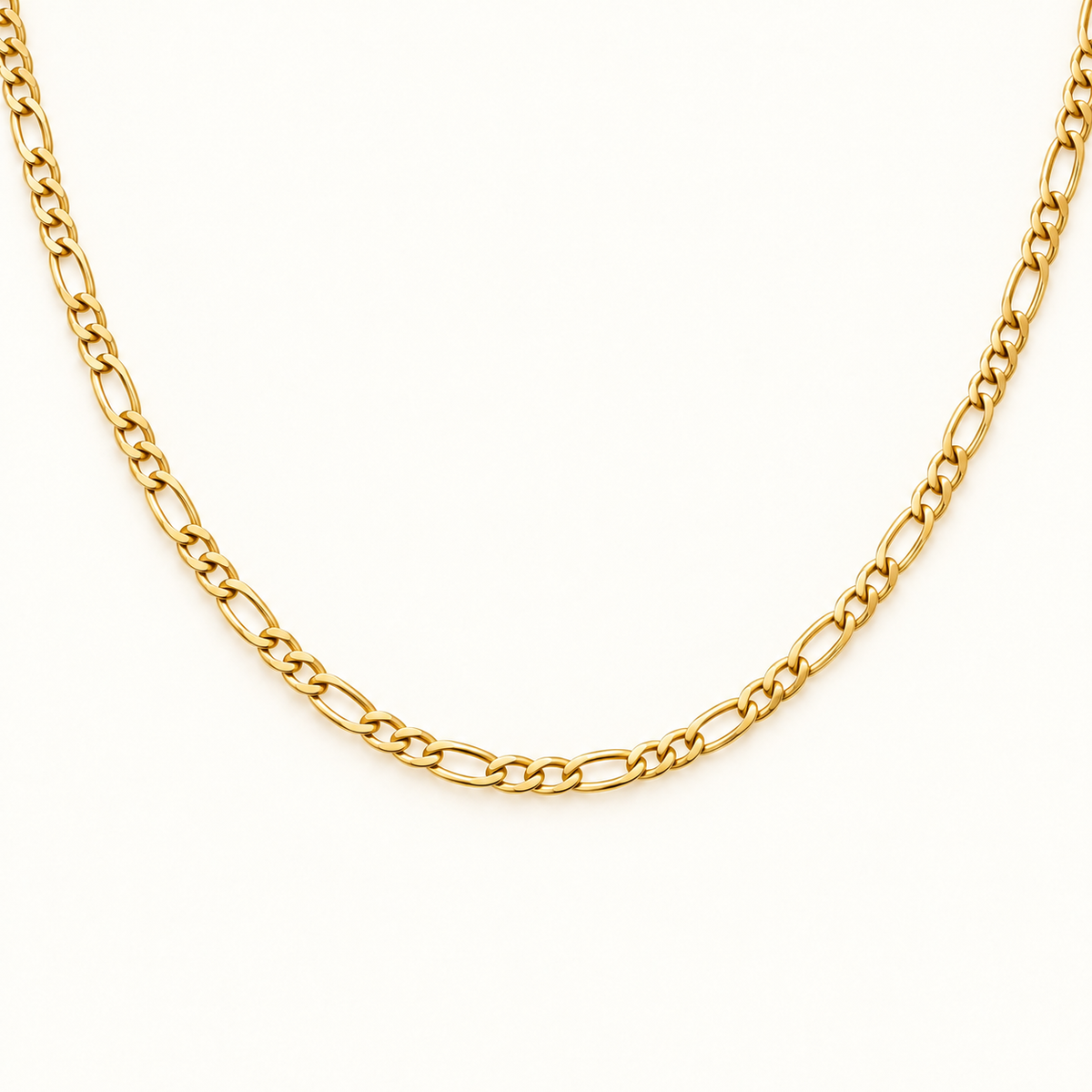 Classic 3mm Figaro Chain Necklace