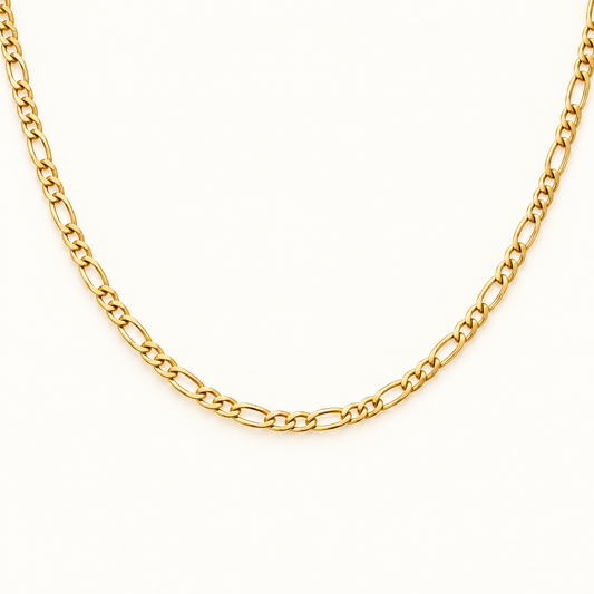 Classic 3mm Figaro Chain Necklace