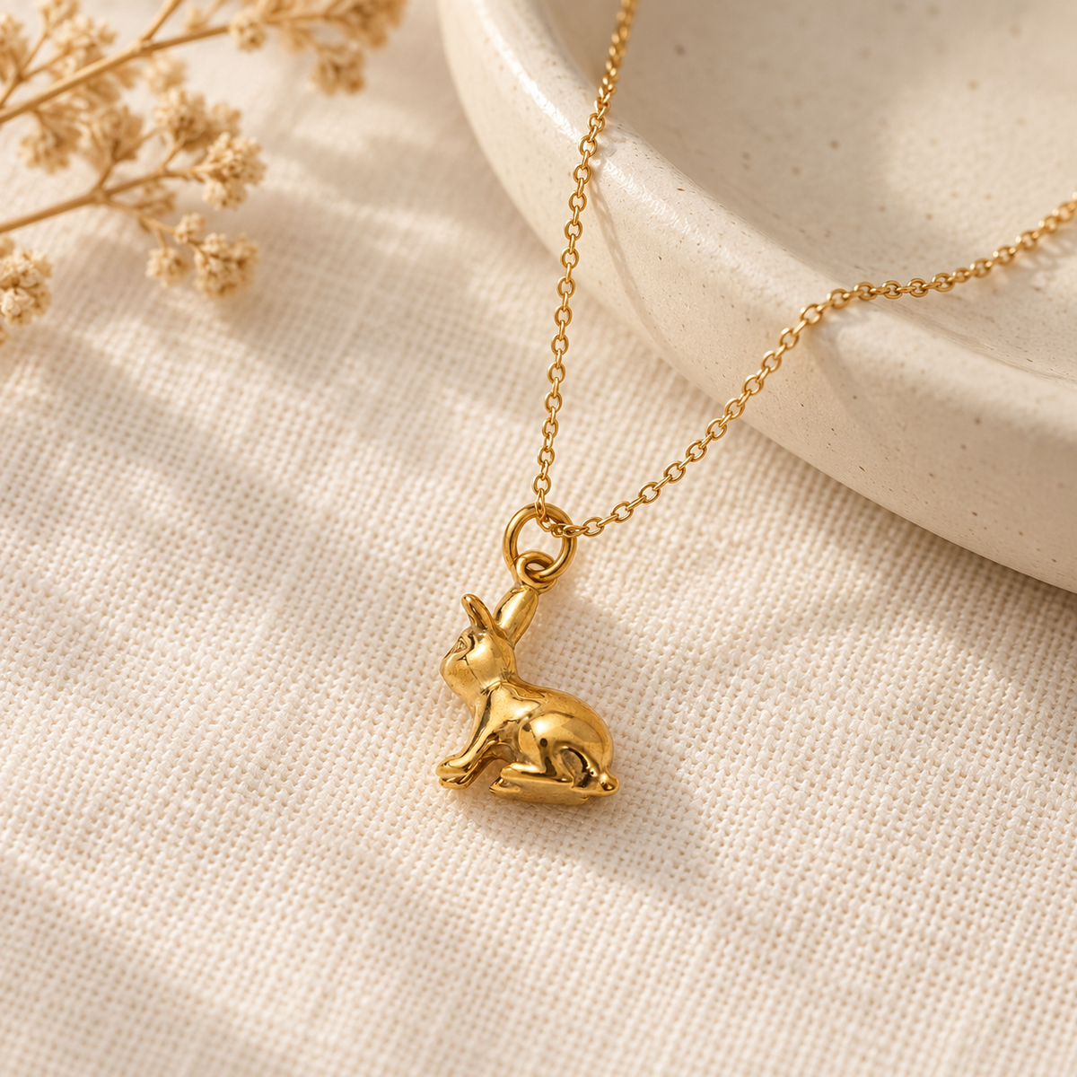 Vintage Rabbit Charm