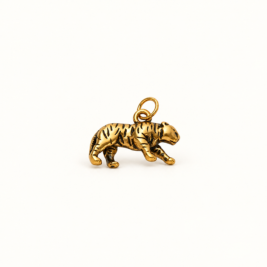 Vintage Tiger Charm