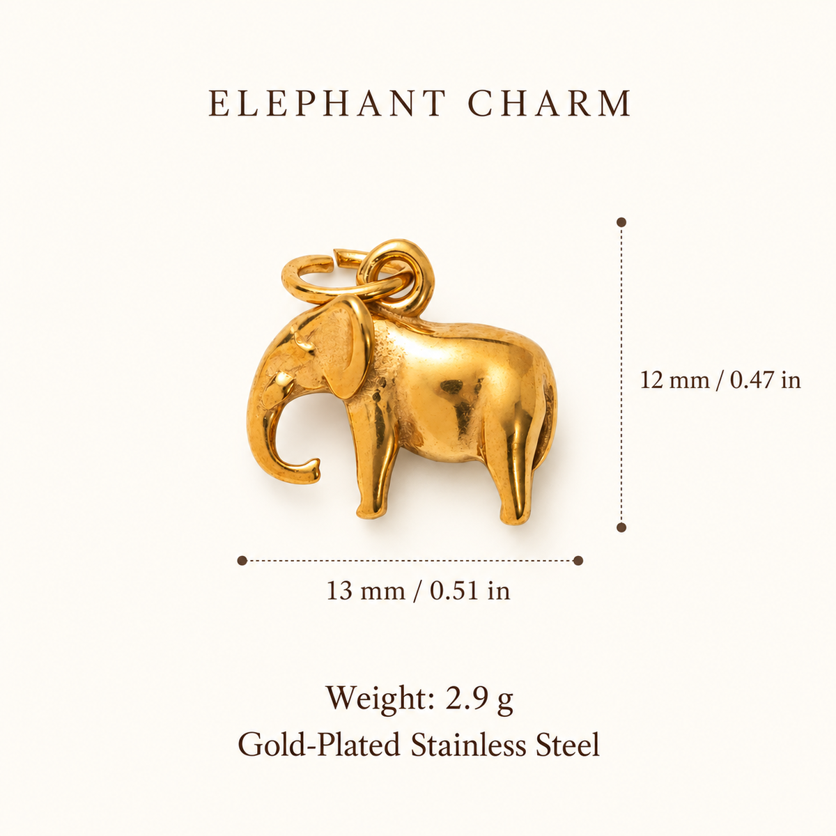 Vintage Elephant Charm