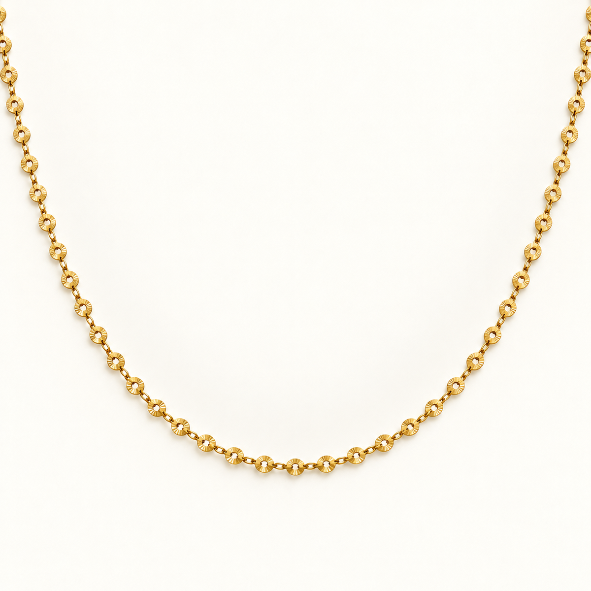 Sunburst Disc Chain — 3.5 mm