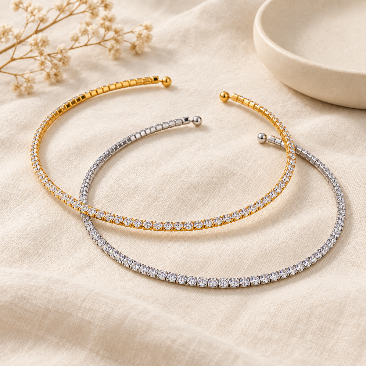 Crystal Collar Necklace