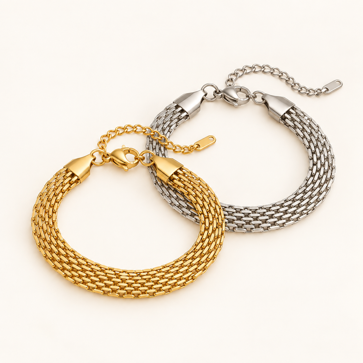 Golden Layers Bracelet