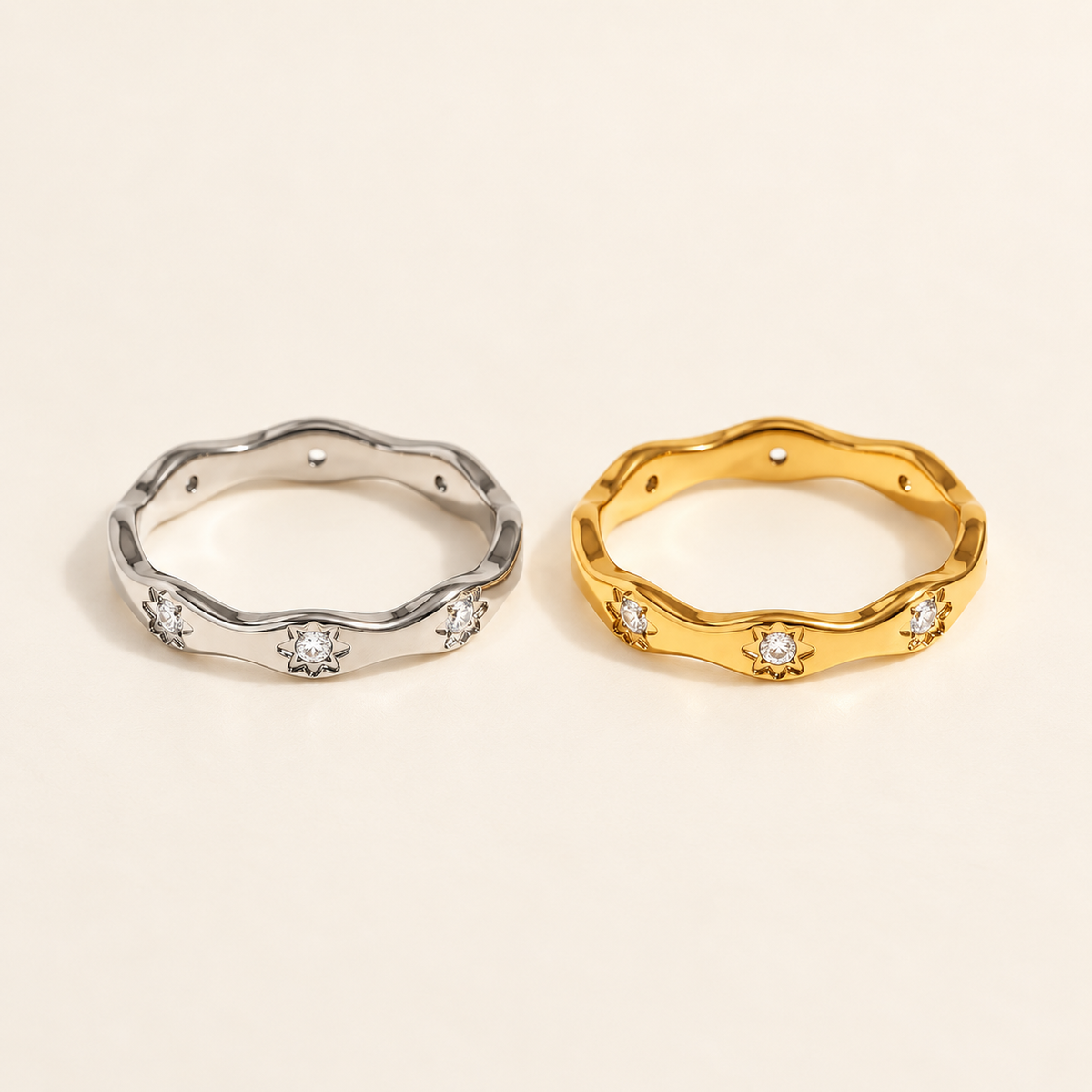 Celestial Waves Ring