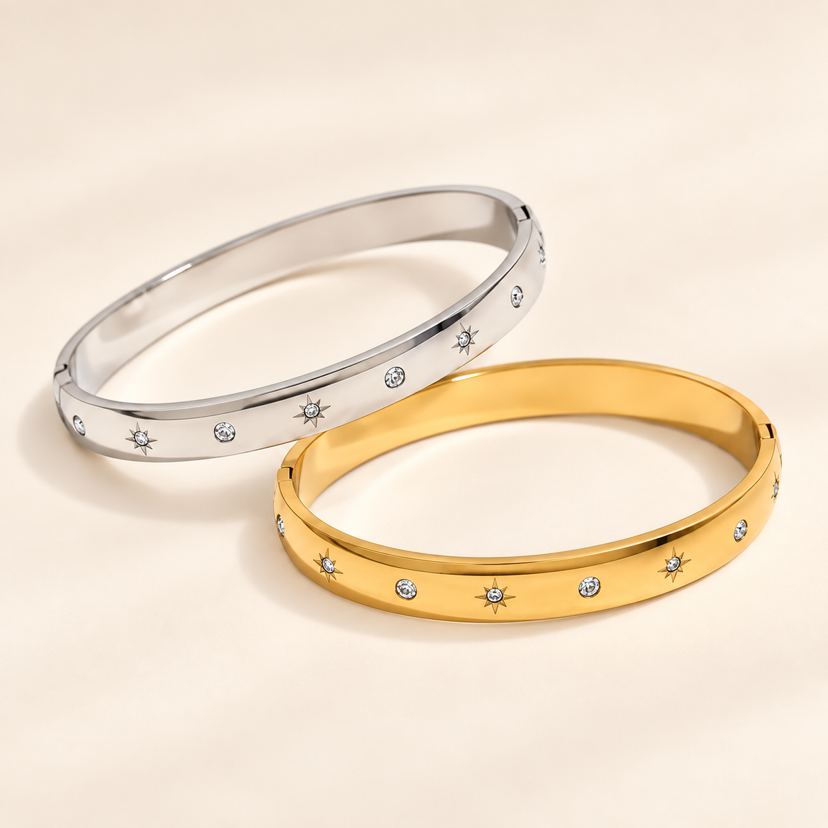 Starry Crystal Bangle