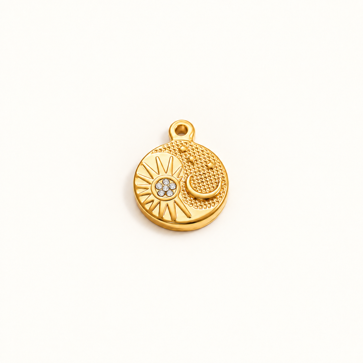 Sun & Moon Medallion Charm