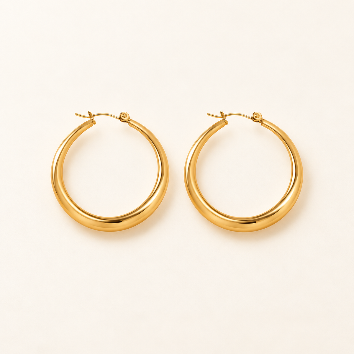 Classic Gold Hoop Earrings
