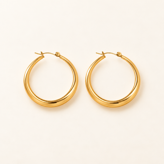Classic Gold Hoop Earrings