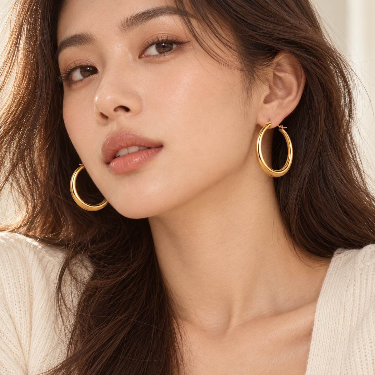 Classic Gold Hoop Earrings