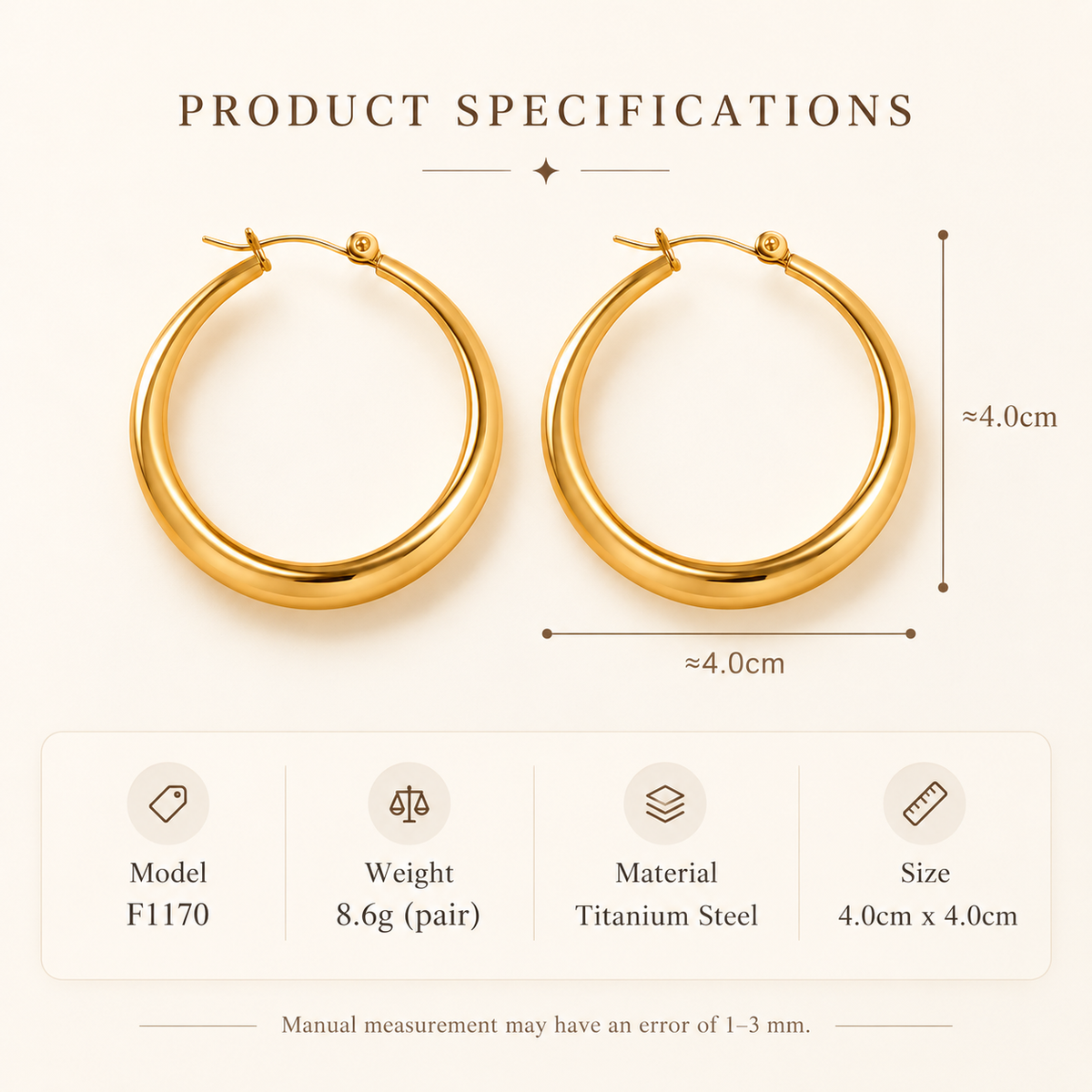 Classic Gold Hoop Earrings